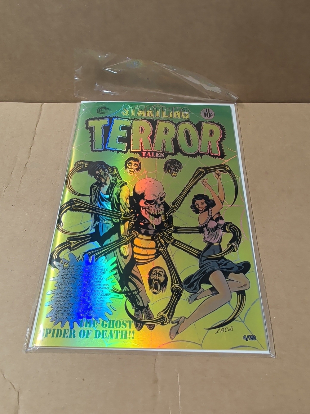 Startling Terror Tales 11 Precode Horror FOIL Comic 1952 Reprint 20 Made NM 4/20